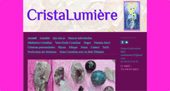 Desktop Screenshot of cristalumiere.com