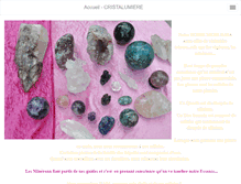Tablet Screenshot of cristalumiere.com